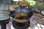 Приготовление плова в тандыре