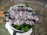 Приготовление шашлыка в тандыре